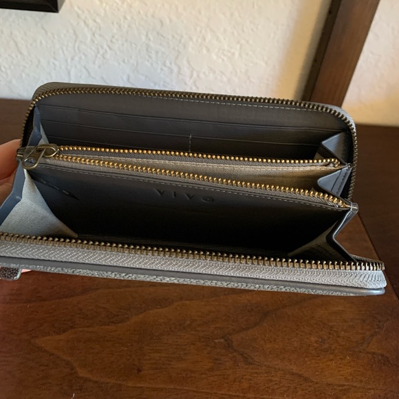 Shagreen (real stingray) wallet, NWOT - Picture 7 of 8